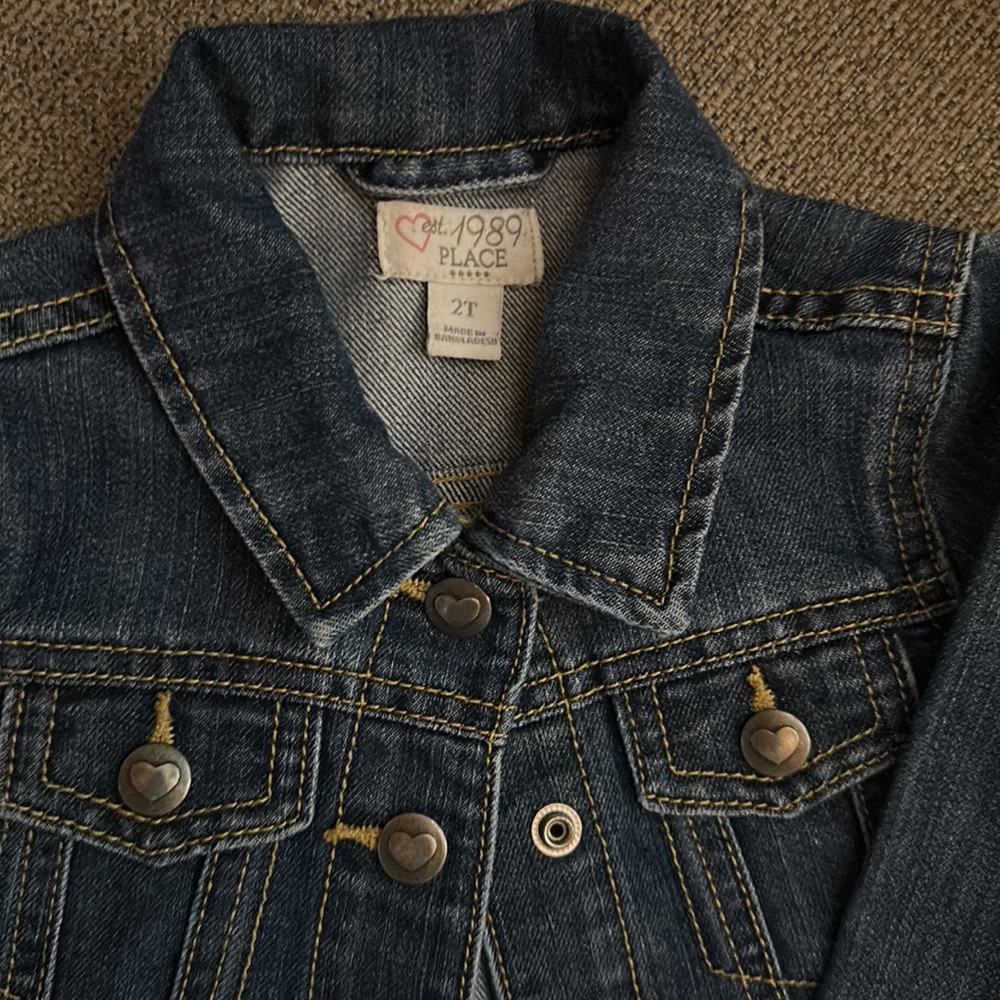 est 1989 Toddler Jean Jacket Size 2T - Picture 2 of 5